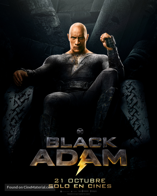 Black Adam - Spanish Movie Poster