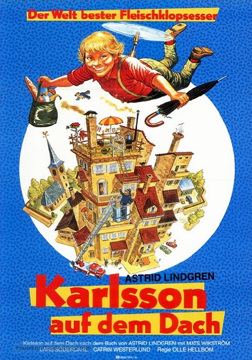 V&auml;rldens b&auml;sta Karlsson - German Movie Poster