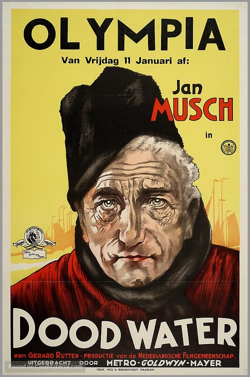 Dood water - Dutch Movie Poster