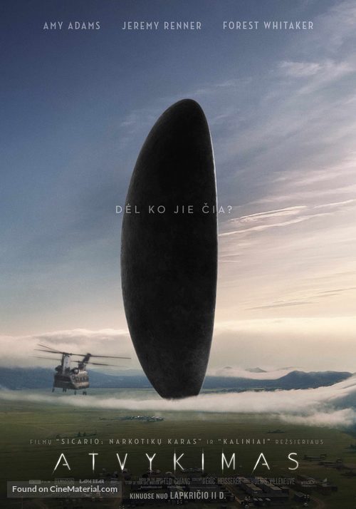 Arrival - Lithuanian Movie Poster