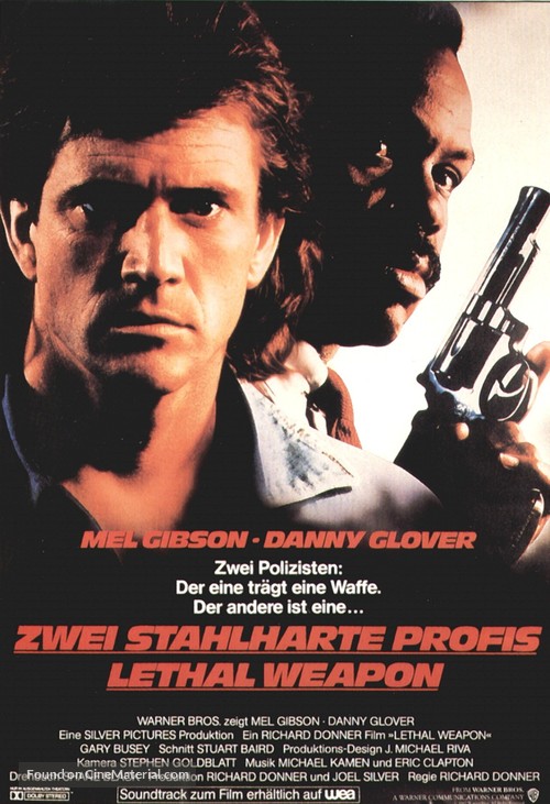 Lethal Weapon - German Movie Poster