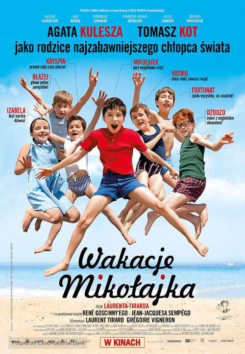 Les vacances du petit Nicolas - Polish Movie Poster