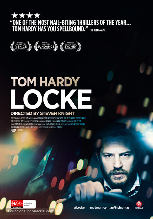 Locke - Australian Movie Poster