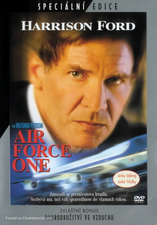 Air Force One - Czech DVD movie cover