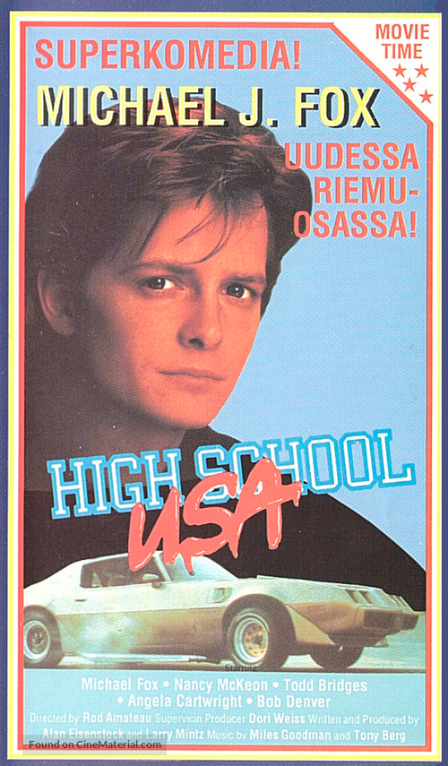 High School U.S.A. - Finnish VHS movie cover