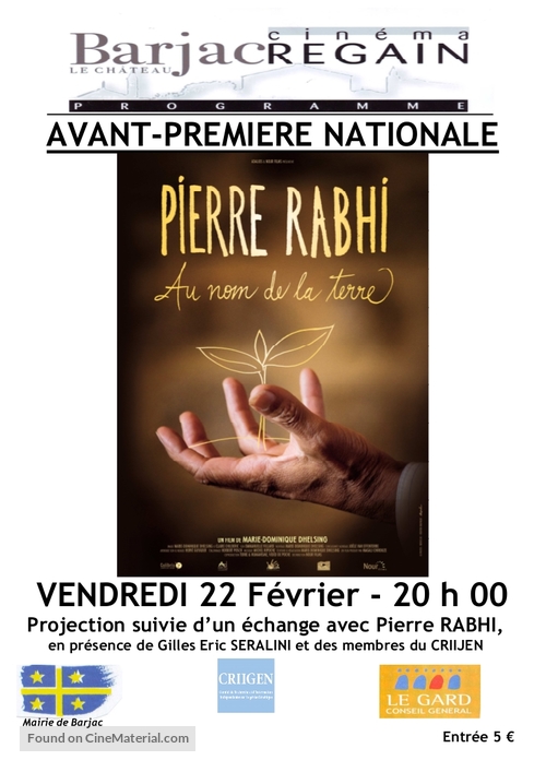 Pierre Rabhi au nom de la terre - French Movie Poster