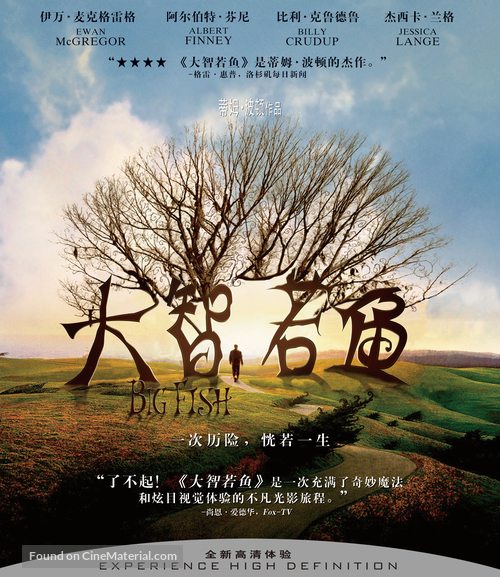 Big Fish - Chinese Blu-Ray movie cover