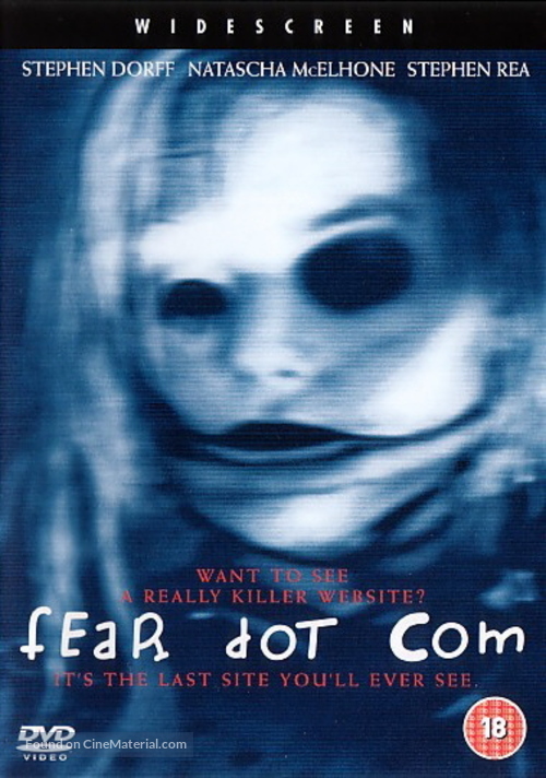 FearDotCom - British DVD movie cover