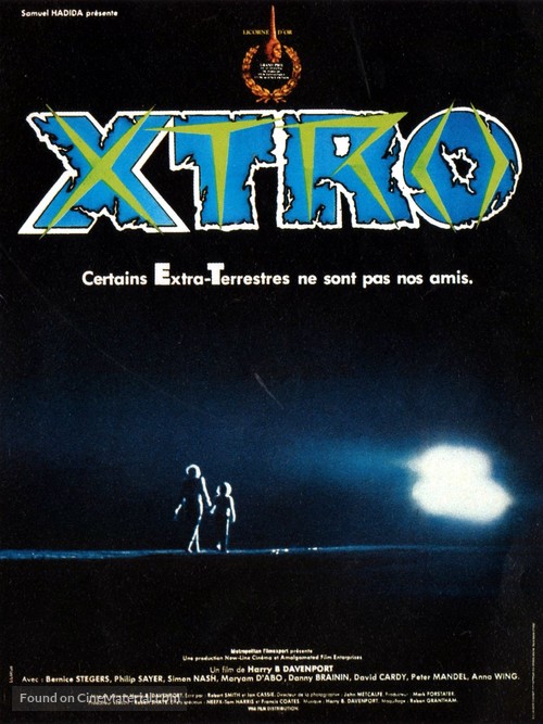 Xtro - French Movie Poster