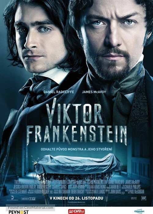 Victor Frankenstein - Czech Movie Poster