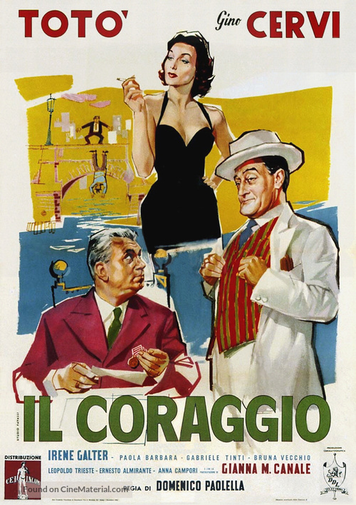 Il coraggio - Italian Theatrical movie poster