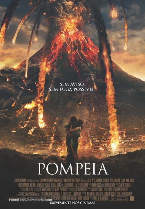 Pompeii - Portuguese Movie Poster