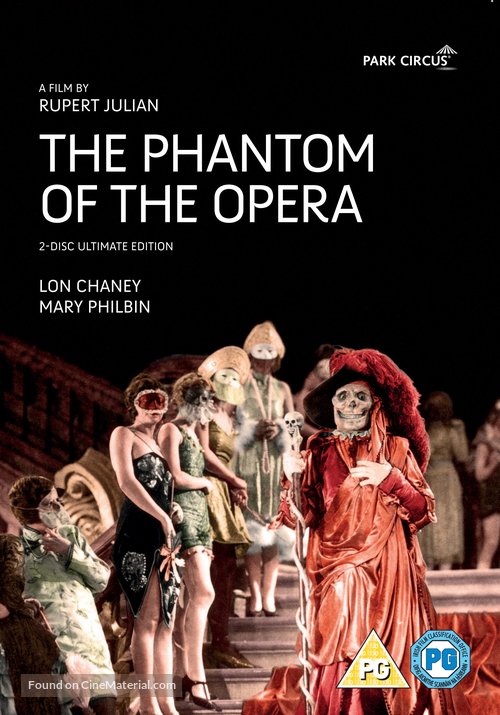 The Phantom of the Opera - British DVD movie cover