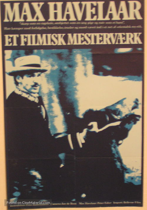Max Havelaar of de koffieveilingen der Nederlandsche handelsmaatschappij - Danish Movie Poster