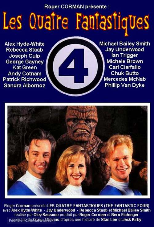 The Fantastic Four - French Movie Cover