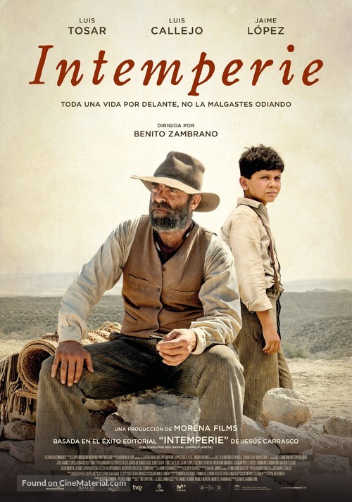 Intemperie - Spanish Movie Poster