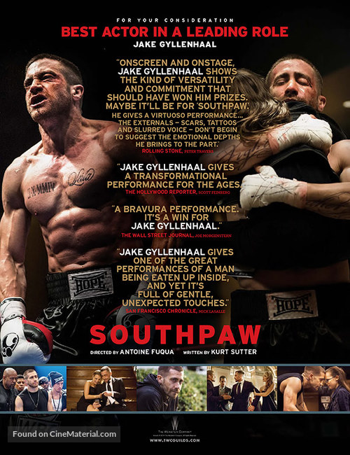 Southpaw - For your consideration movie poster