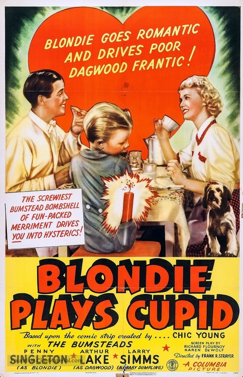 Blondie Plays Cupid - Movie Poster