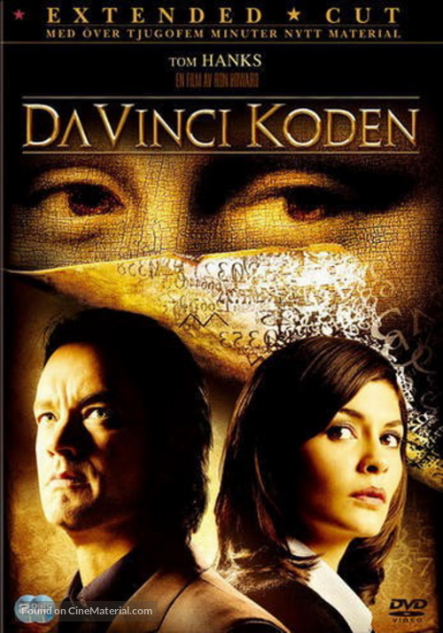 The Da Vinci Code - Swedish DVD movie cover