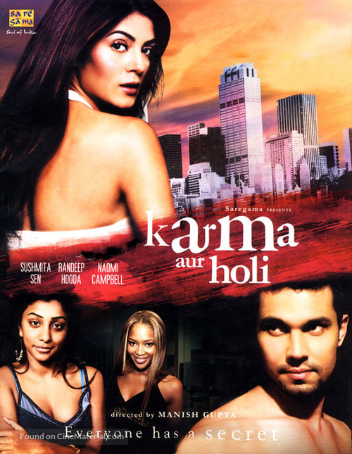 Karma, Confessions and Holi - Indian Movie Poster