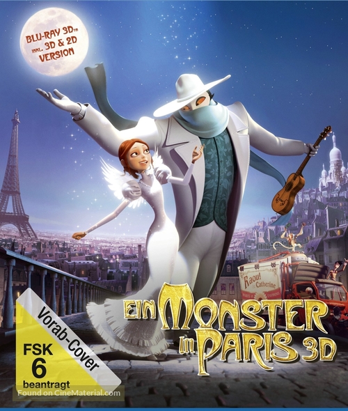 Un monstre &agrave; Paris - Blu-Ray movie cover