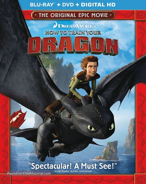 How to Train Your Dragon - Blu-Ray movie cover