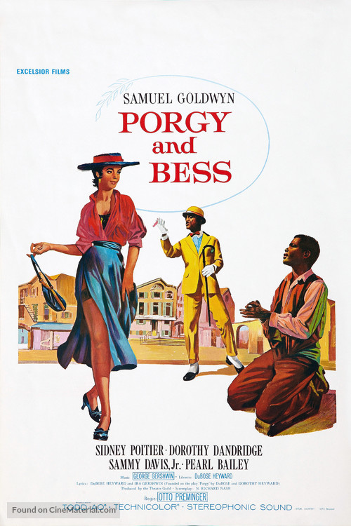 Porgy and Bess - Belgian Movie Poster