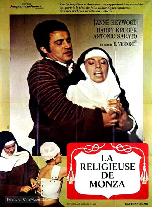 La monaca di Monza - French Movie Poster