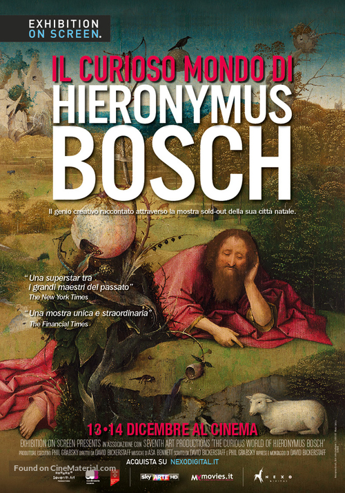 The Curious World of Hieronymus Bosch - Italian Movie Poster