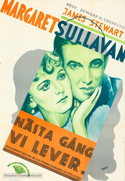 Next Time We Love - Swedish Movie Poster