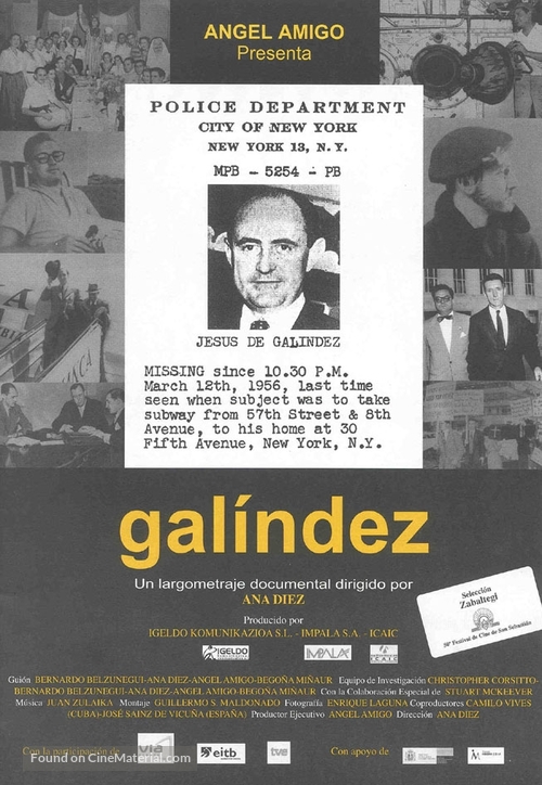 Gal&iacute;ndez - Spanish Movie Poster