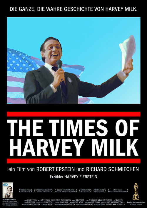 The Times of Harvey Milk - German Movie Poster