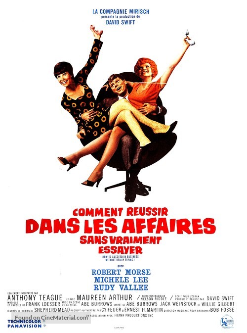 How to Succeed in Business Without Really Trying - French Movie Poster