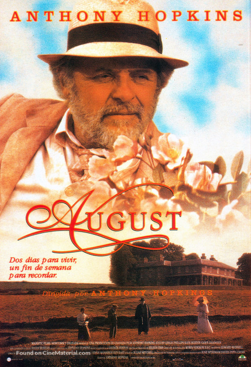 August - Spanish Movie Poster