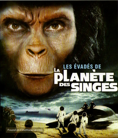 Escape from the Planet of the Apes - French Blu-Ray movie cover