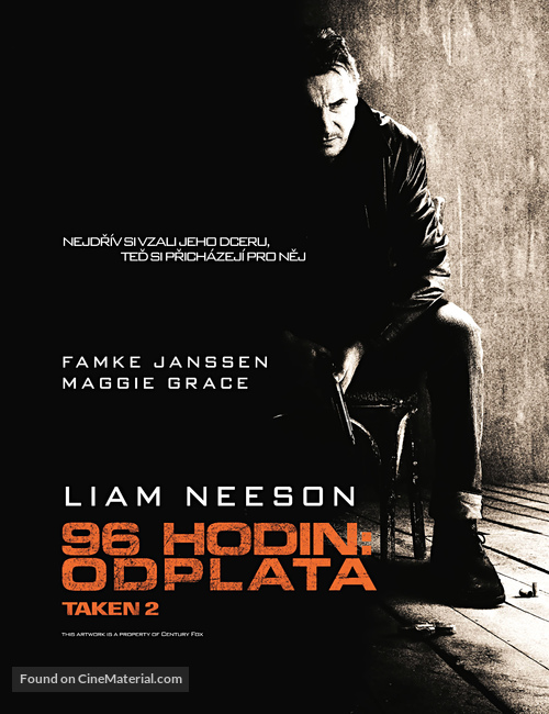 Taken 2 - Czech DVD movie cover