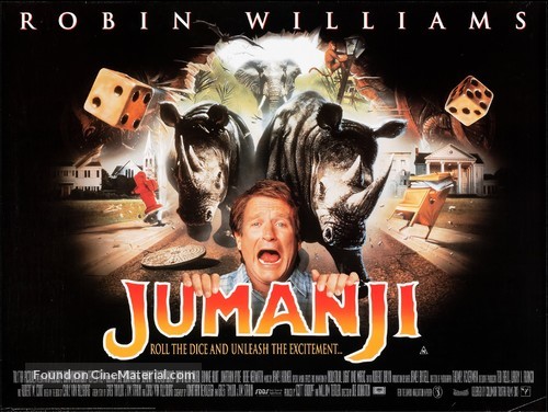 Jumanji - British Movie Poster