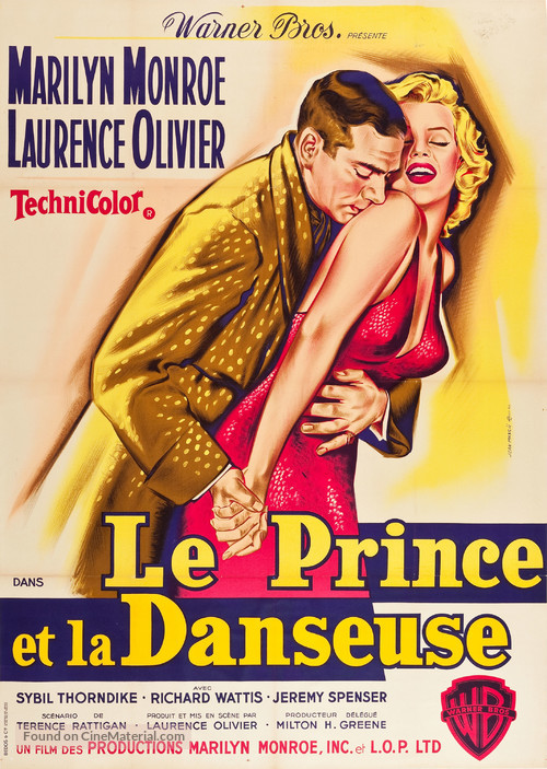 The Prince and the Showgirl - French Movie Poster