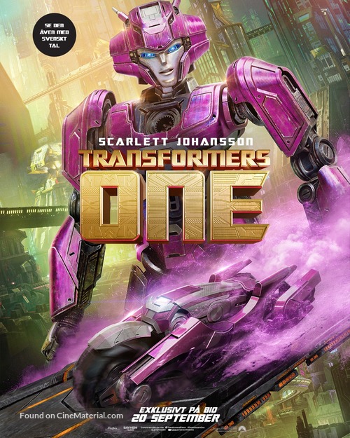 Transformers One - Swedish Movie Poster