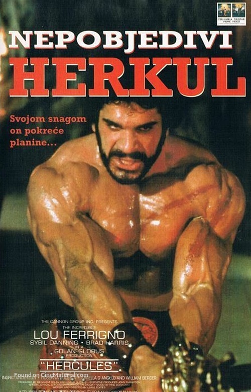 Hercules - Croatian VHS movie cover