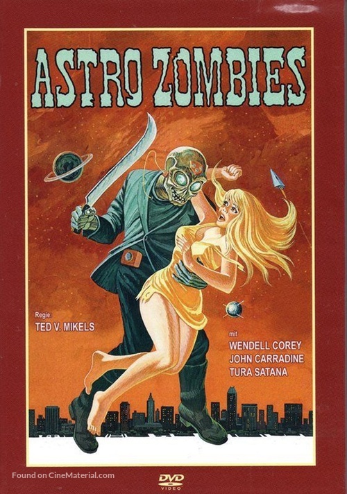 The Astro-Zombies - German DVD movie cover