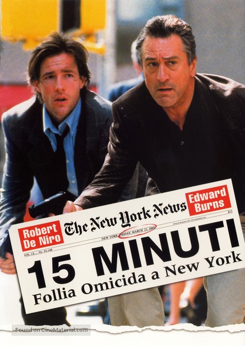 15 Minutes - Italian Movie Poster
