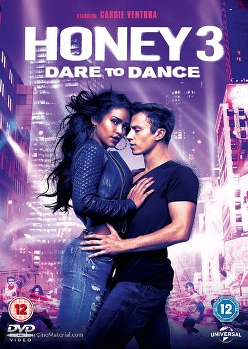 Honey 3: Dare to Dance - British DVD movie cover