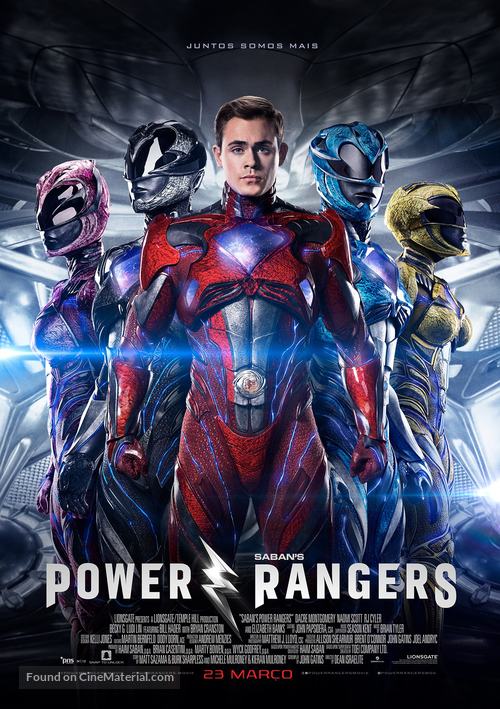 Power Rangers - Portuguese Movie Poster