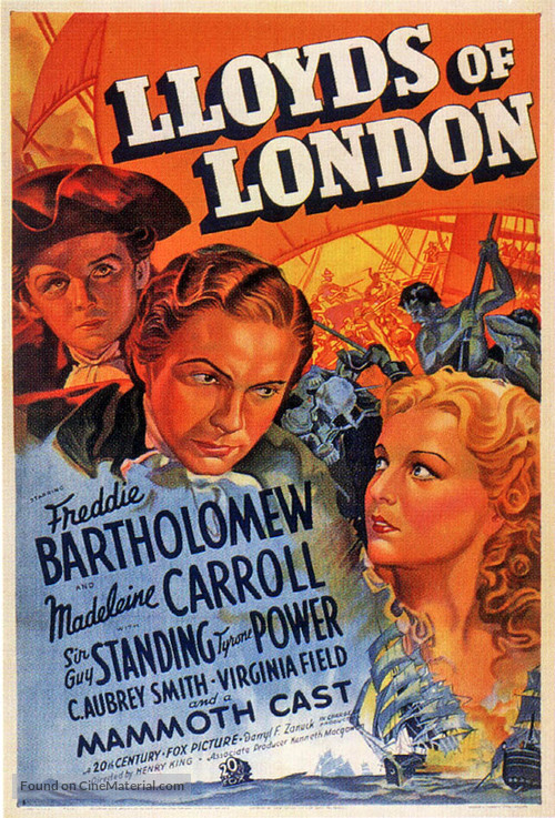 Lloyd&#039;s of London - Movie Poster