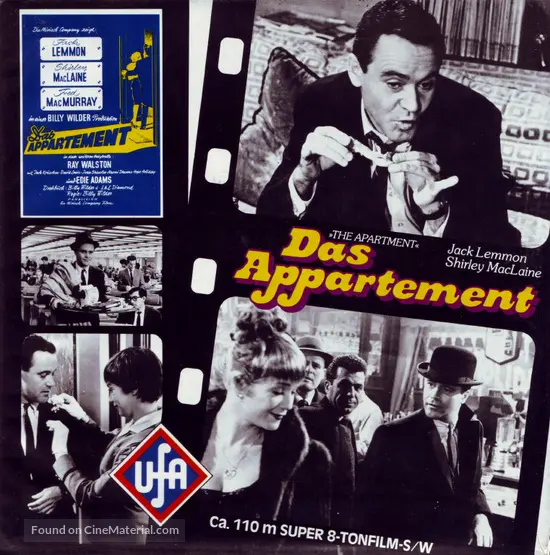 The Apartment - German Movie Cover