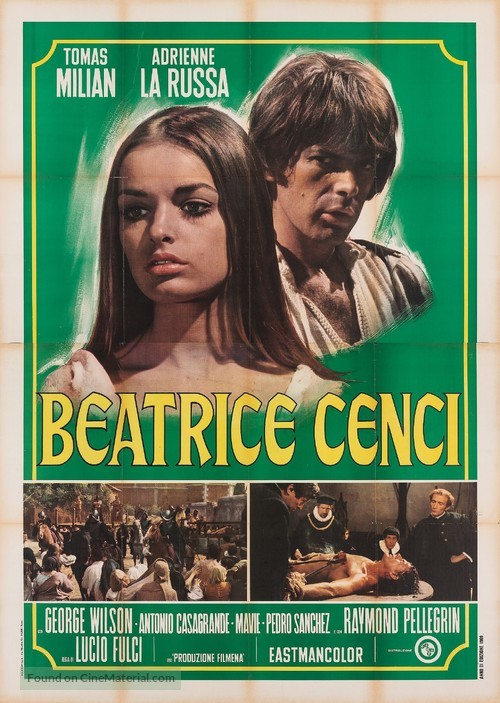 Beatrice Cenci - Italian Movie Poster