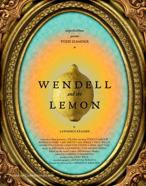 Wendell and the Lemon - Movie Poster