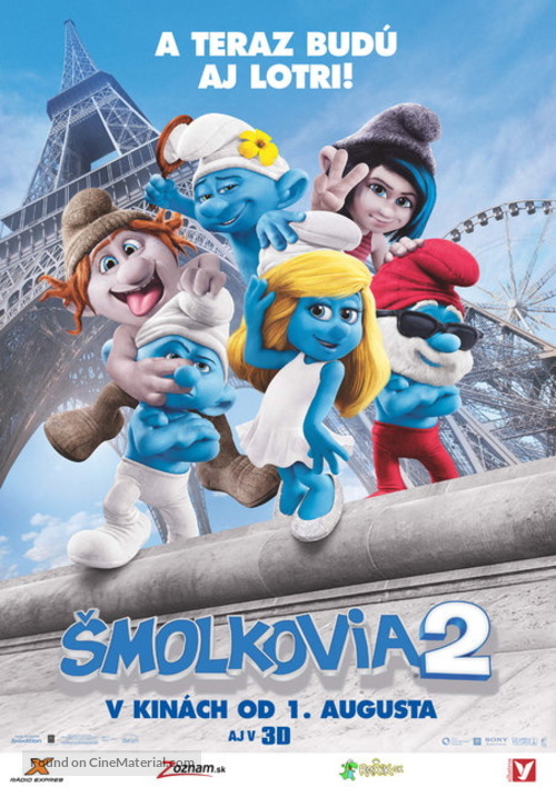 The Smurfs 2 - Slovak Movie Poster