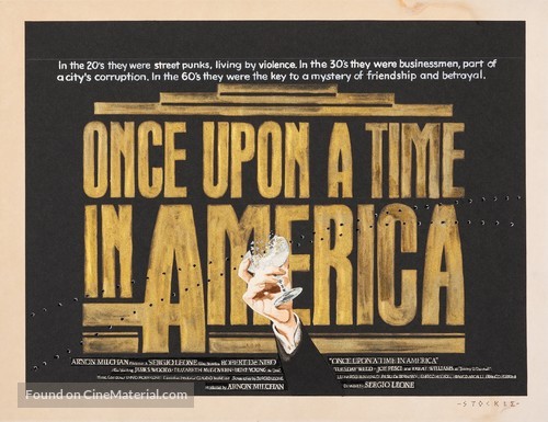 Once Upon a Time in America - British poster